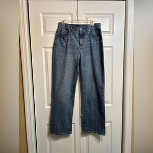 xxxNWT Florence by Mills Womens Wide-Leg Jeans Size 10 Blue Denim Medium Wash